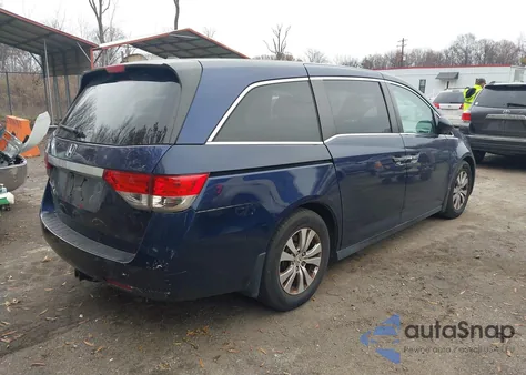 2014 Honda Odyssey Ex-L из США, поврежденный, VIN 5FNRL5H62EB061377